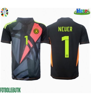 Tyskland Manuel Neuer #1 Målvakt Hemmatröja EM 2024 Kortärmad